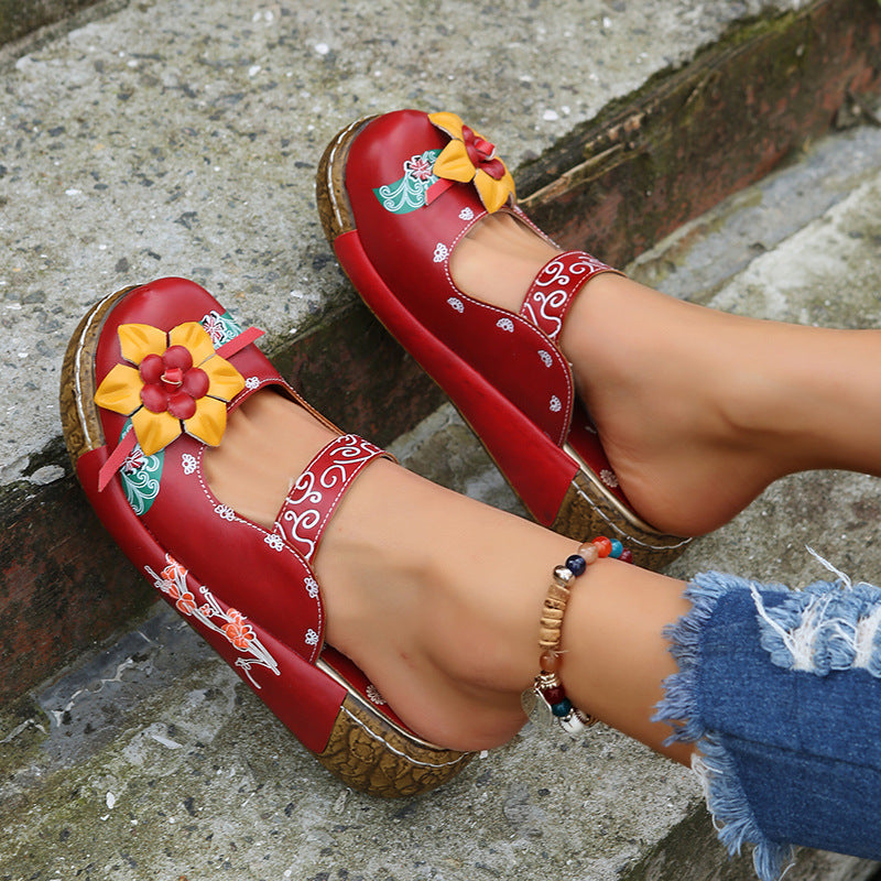 Isabella Handmade Orthopedic Sandals — side view