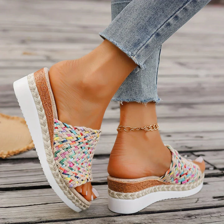 Lily Orthopedic Sandals — back view