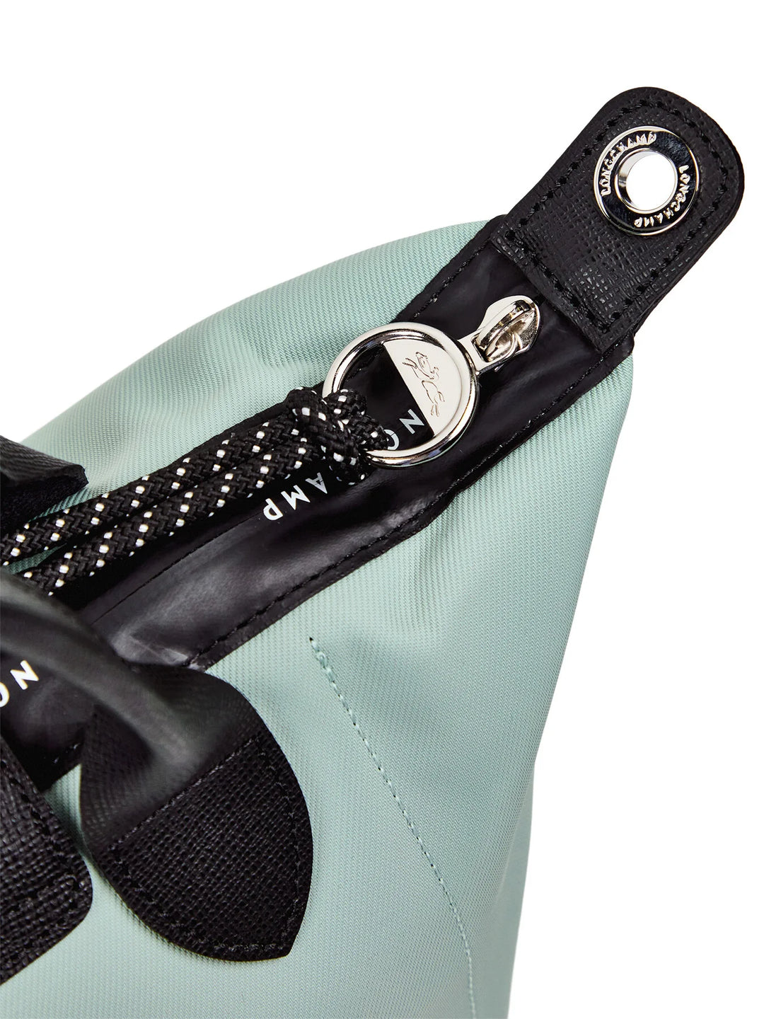 Longchamp Le Pliage Energy Small Verbena Bag – mint green crossbody, worn