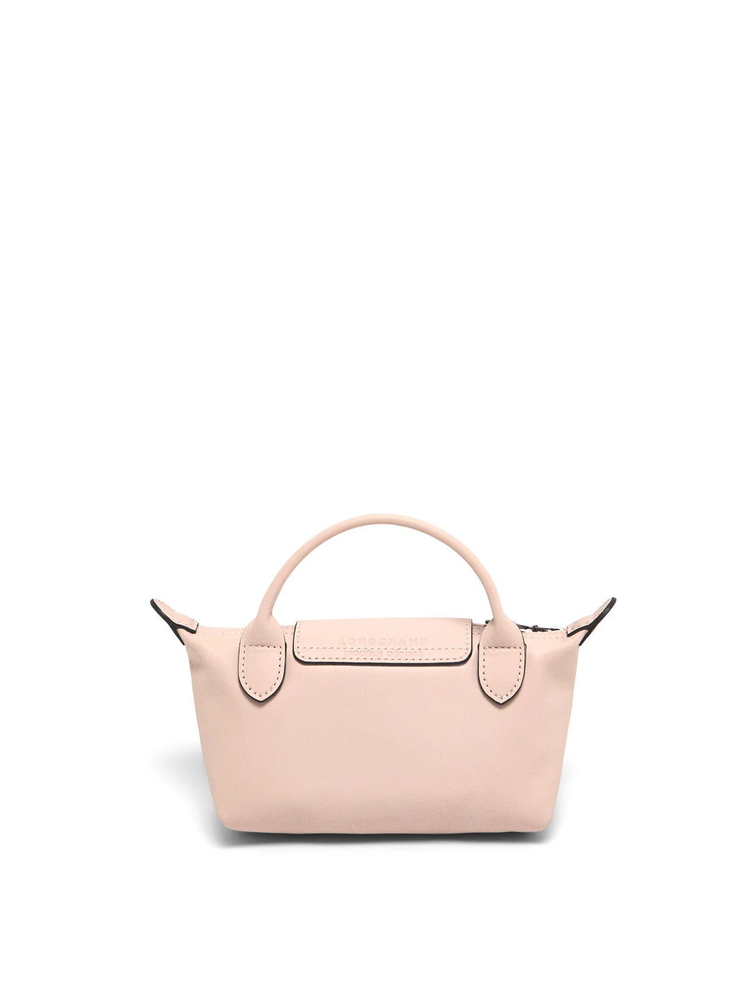Longchamp Mini Leather Bag Pink — side view