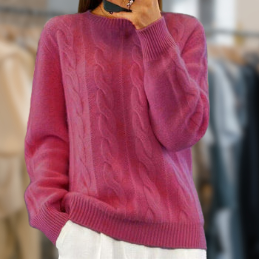 Charlotte Soft Sweater — close-up view