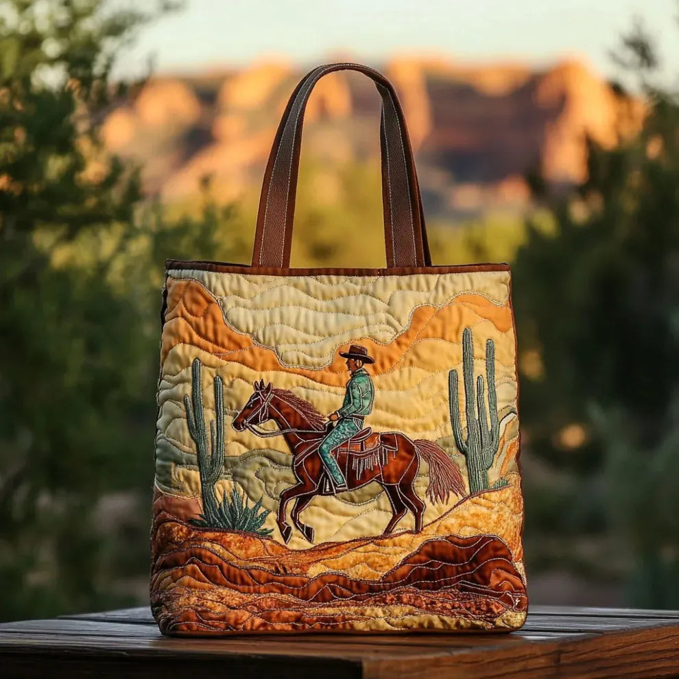 Desert Rider Handmade Bag — front view