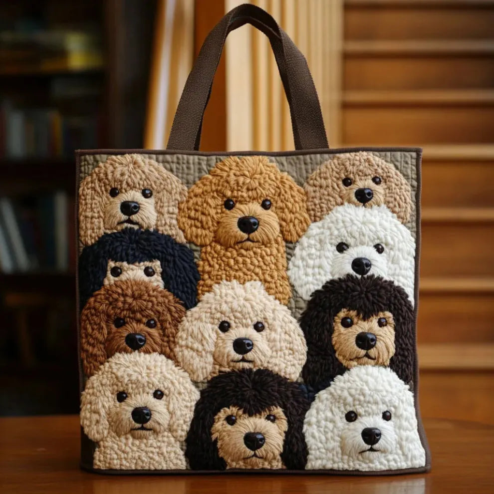 Puppy Love Handmade Bag — front view