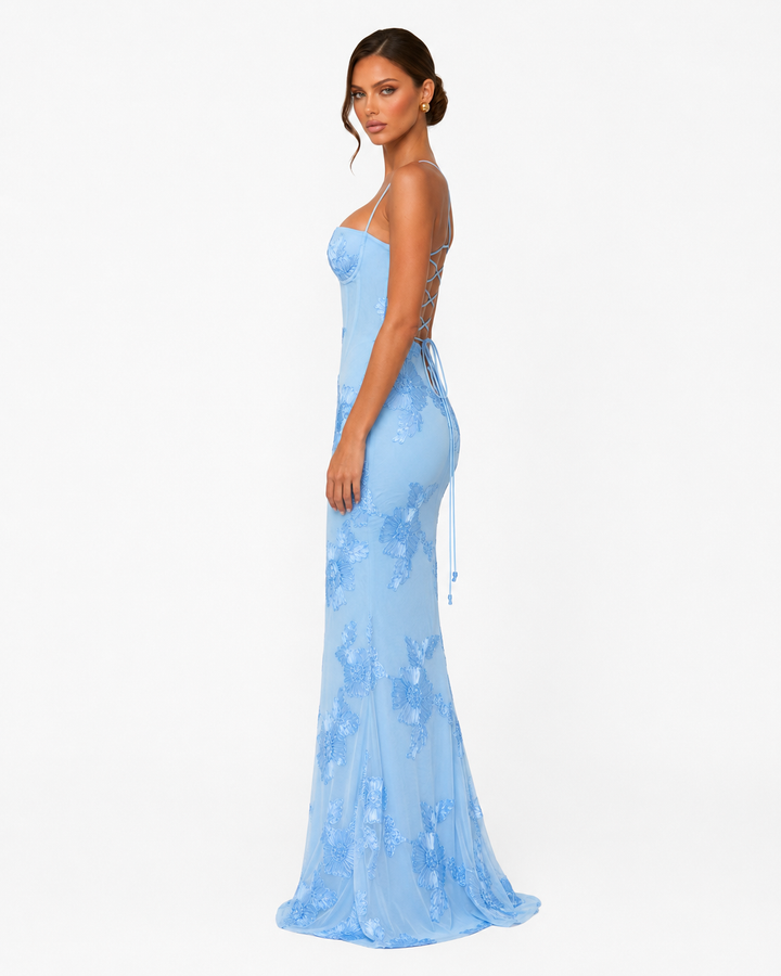 Rosalie Corset Gown - women's gown, waist detail