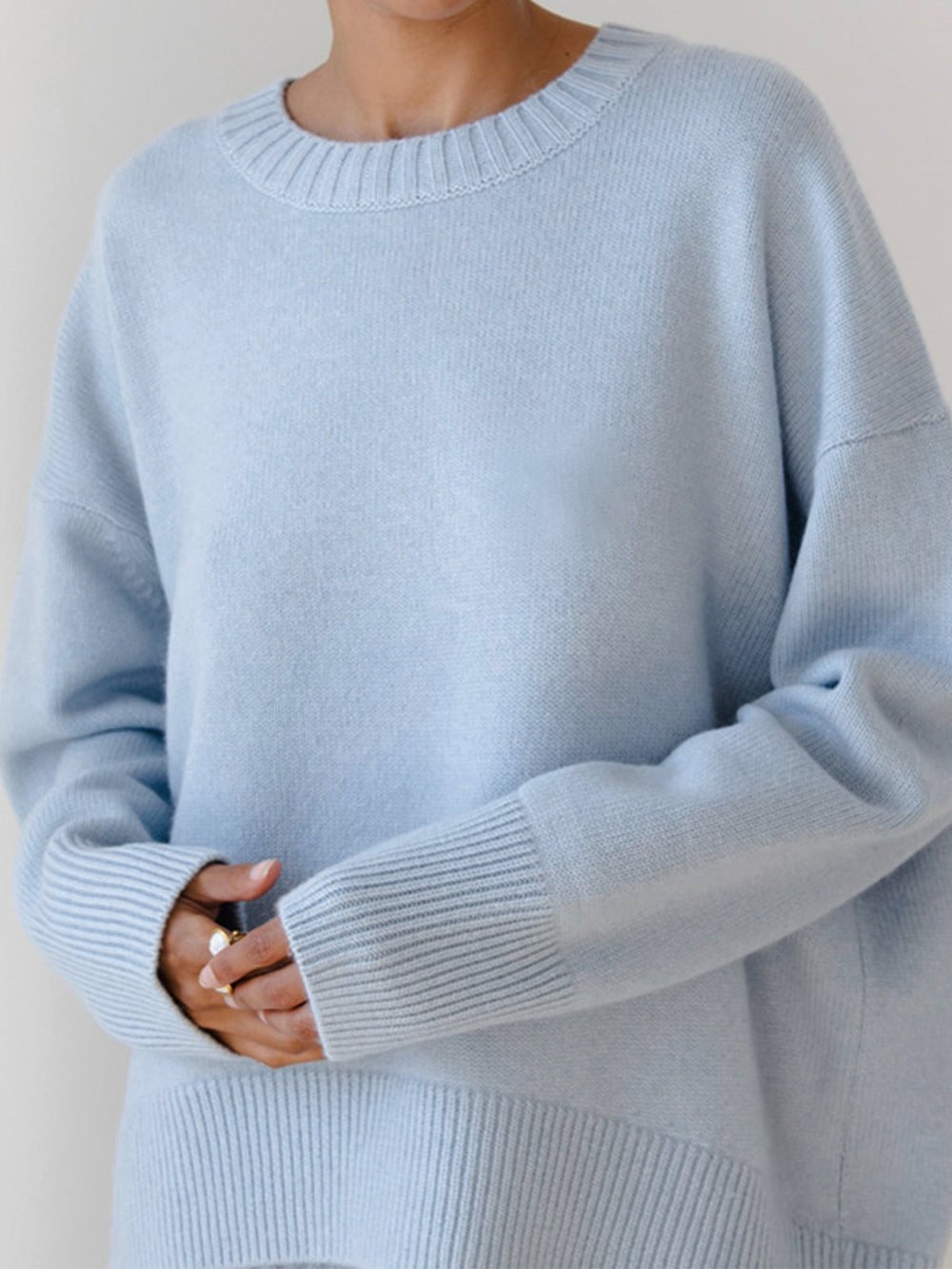 Candyfloss Oversized Pullover Sweater — women's sweaters, back view