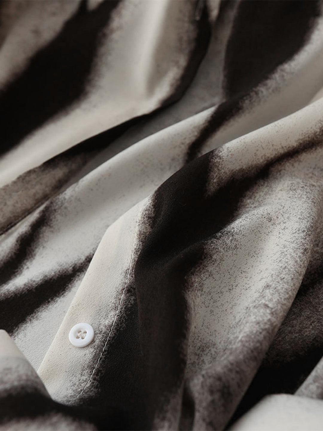 Tie Dye Oversized Button Down Shirt - women's shirt, fabric detail