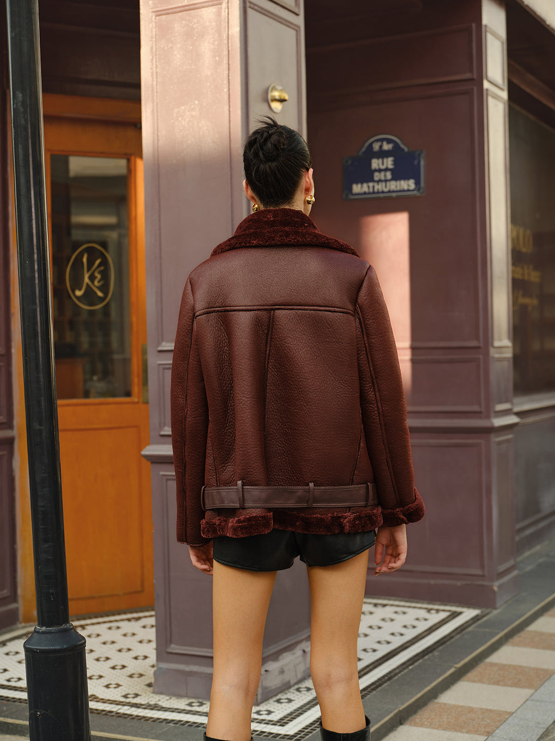 Zipper Belted Soft Fleece Jacket - women's fleece jacket, full-length styled look