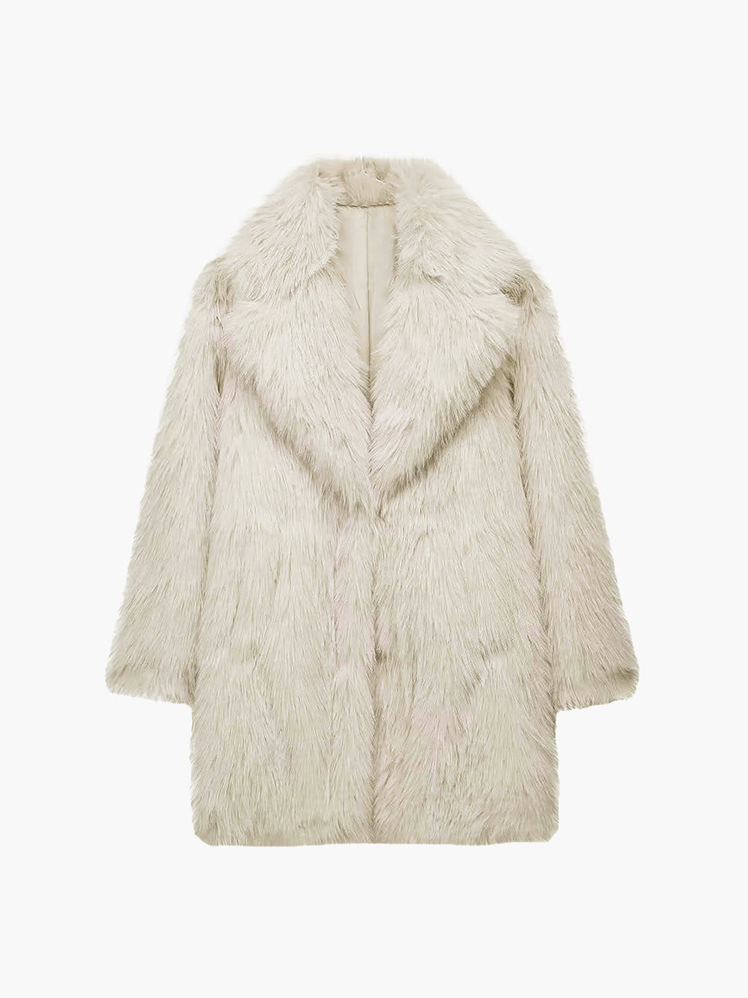 Oversized Fuzzy Women Faux Fur Coat