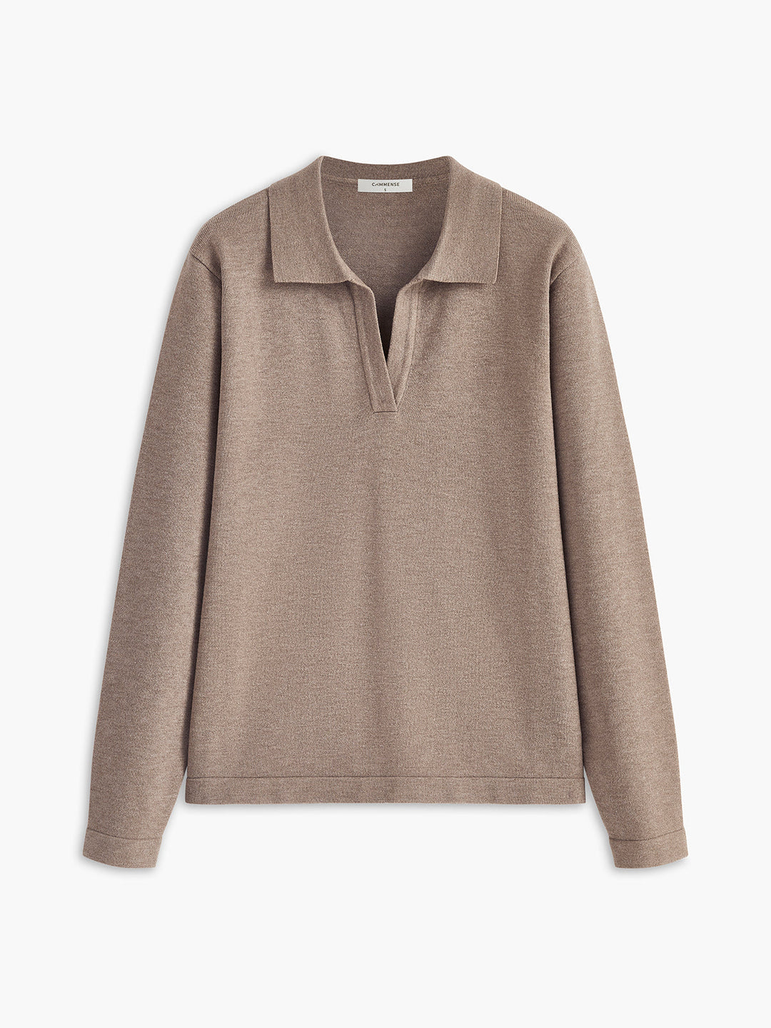 Relaxed Leisure Collared Pullover Sweater