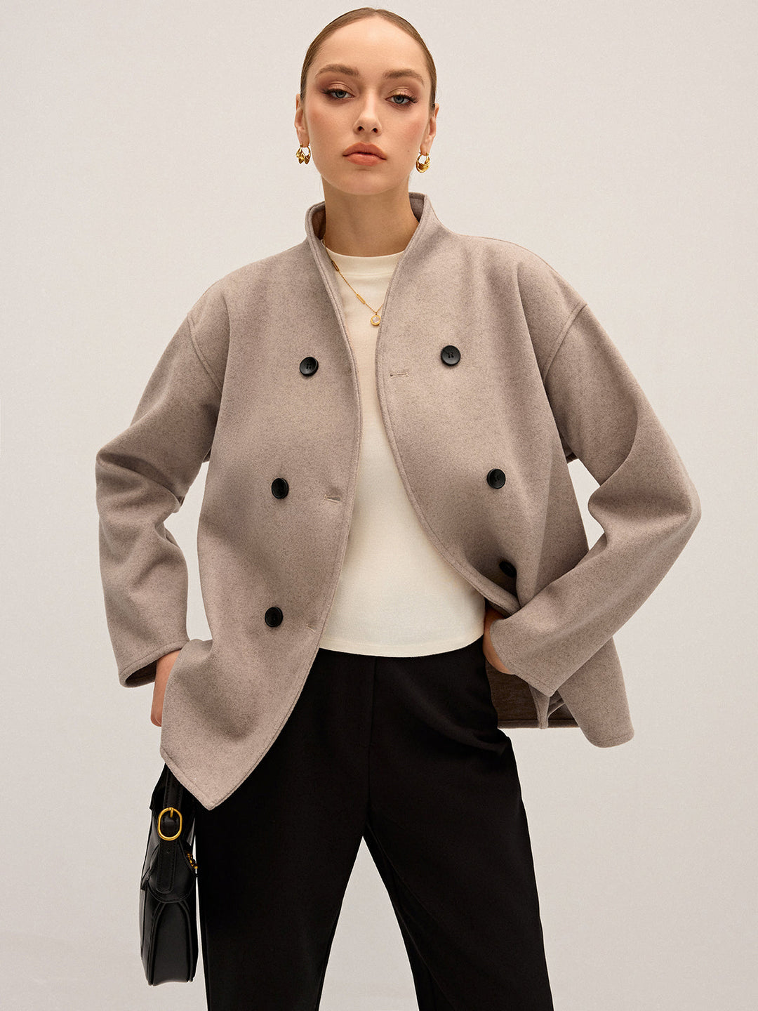 Oversized Button-Down Jacket