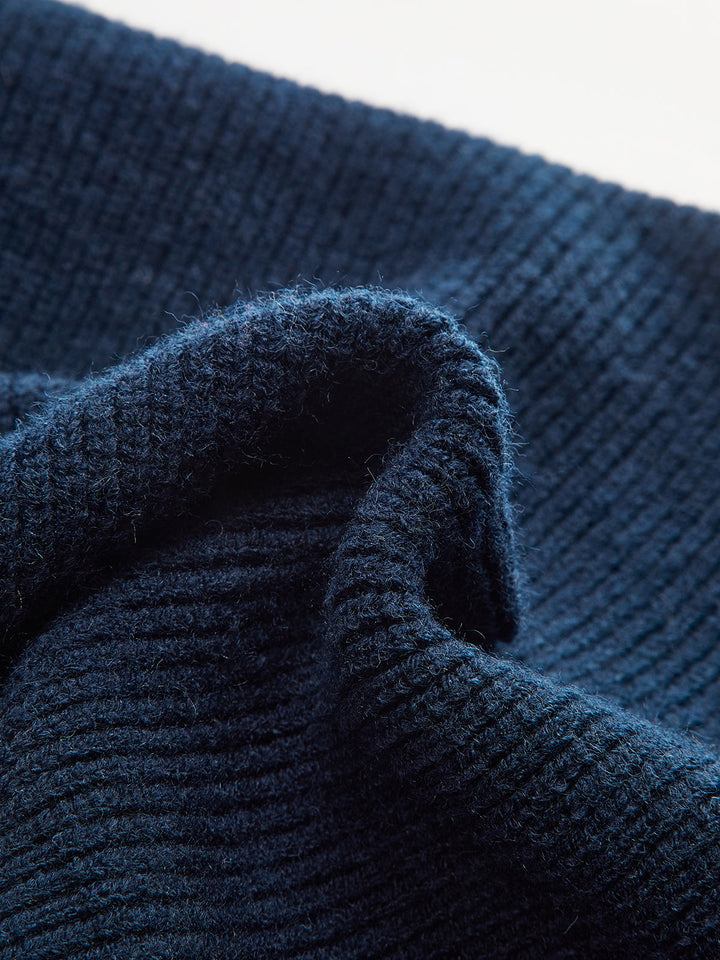 Metal Ring Knit Wrap Cardigan