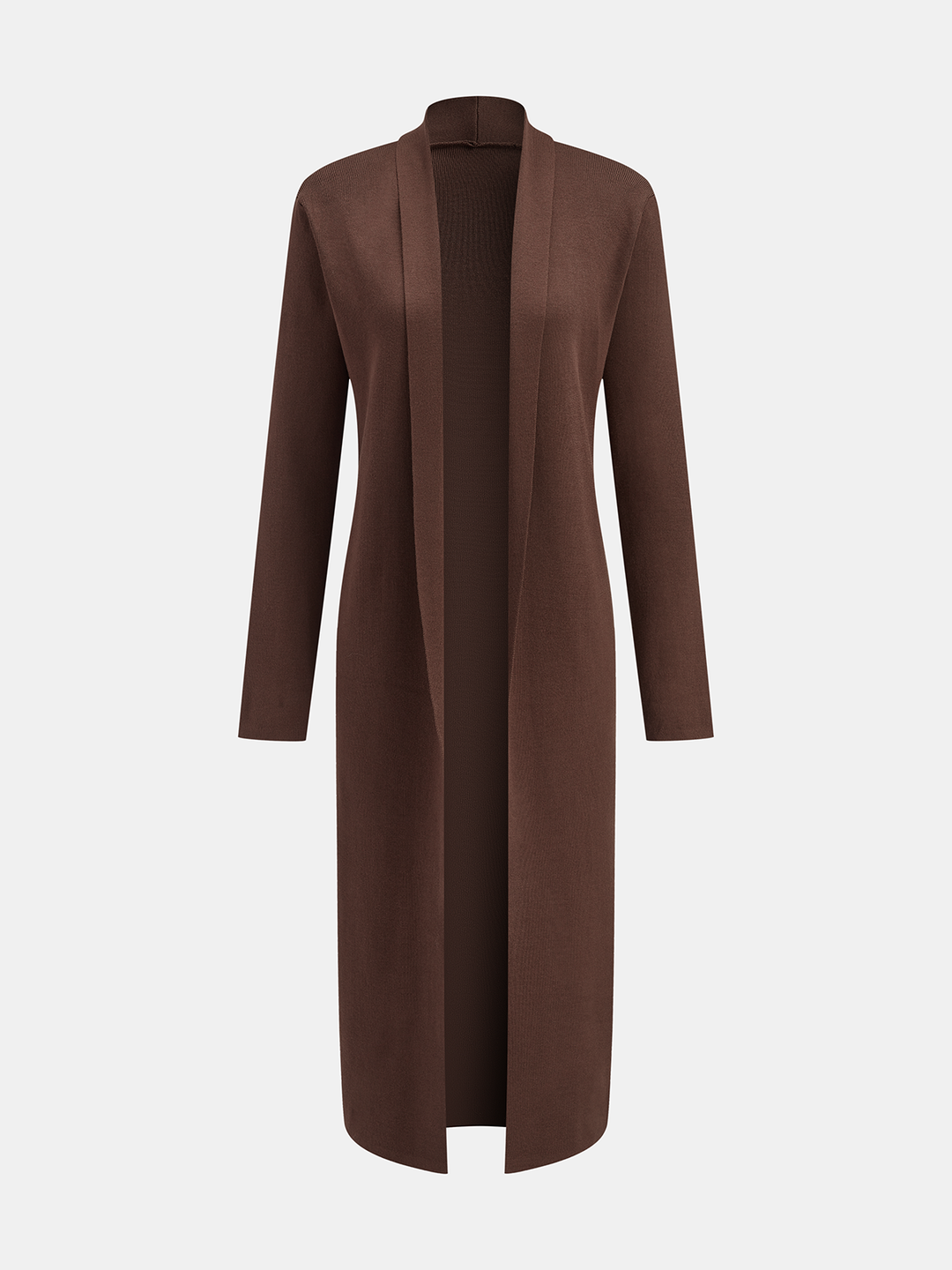 Three-Piece Knit Turtleneck Top Cardigan Pants Set - women's two-piece trouser set, side view