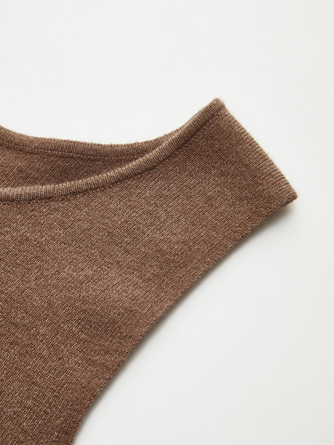 Tank Top & Capelet Knit Two-Piece Set - women's knit two-piece set, fabric detail