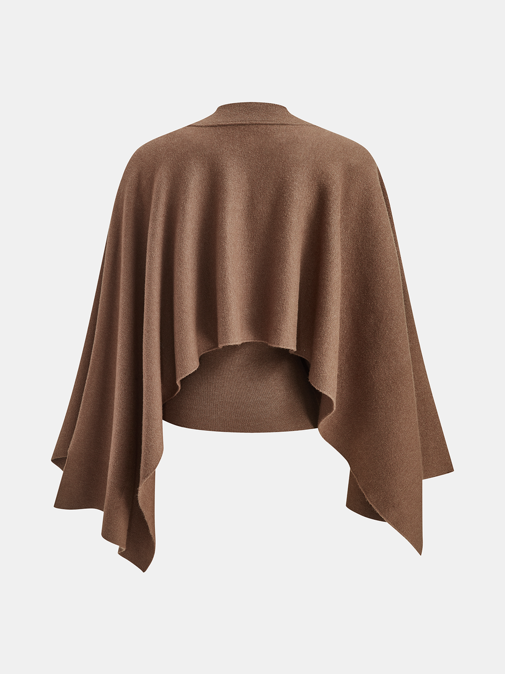 Tank Top & Capelet Knit Two-Piece Set — women's sweater co-ords, back view