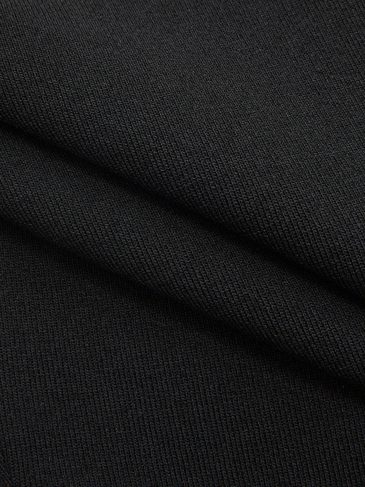 Sleeveless Mock Neck Striped Midi Dress - women's dress, detail close-up
