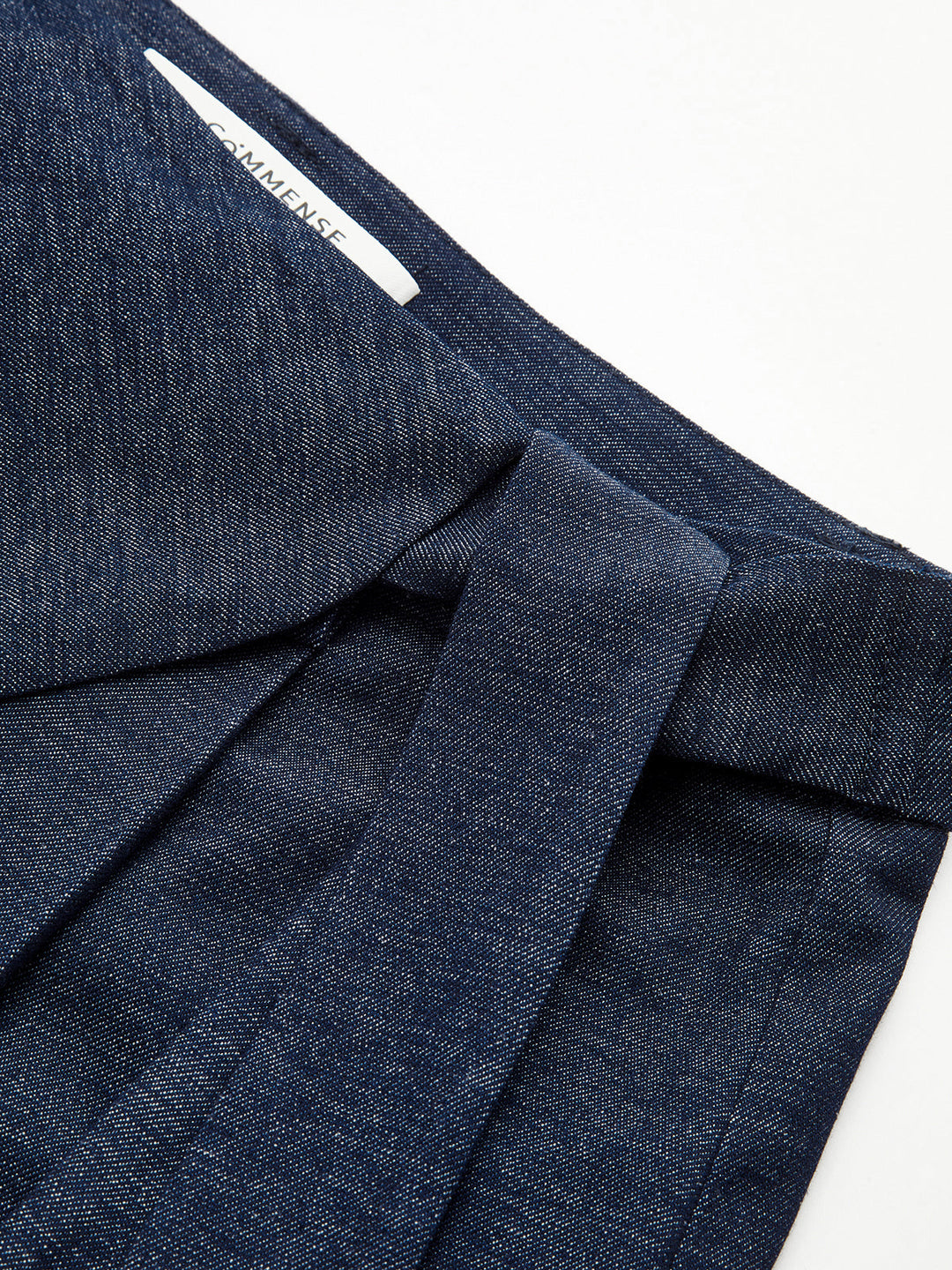 Asymmetric Wrap Wide-Leg Pants