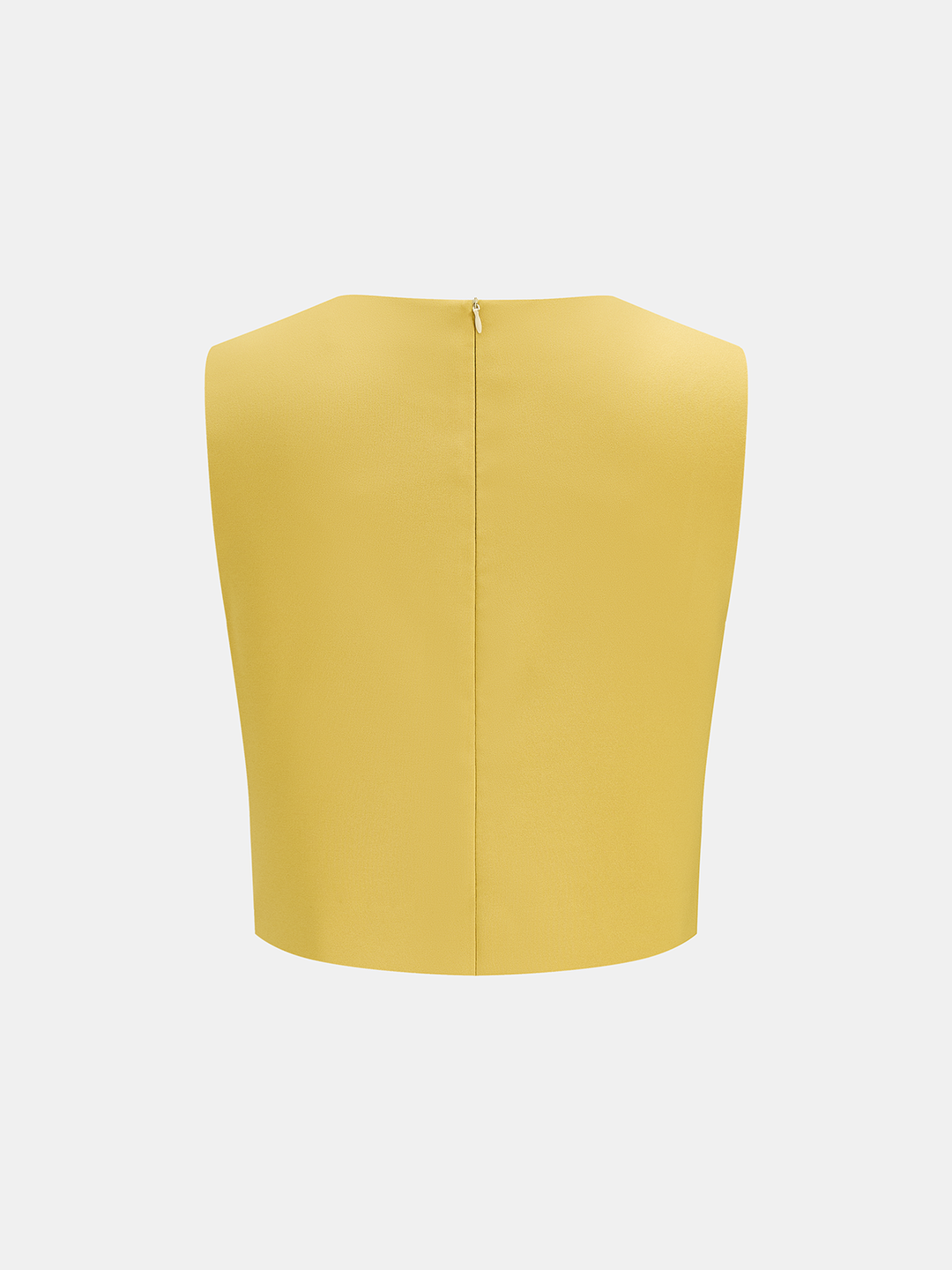 Metal Detail Sleeveless Crop Top & Mini Skirt Set - women's two-piece skirt set, stretch woven fabric detail
