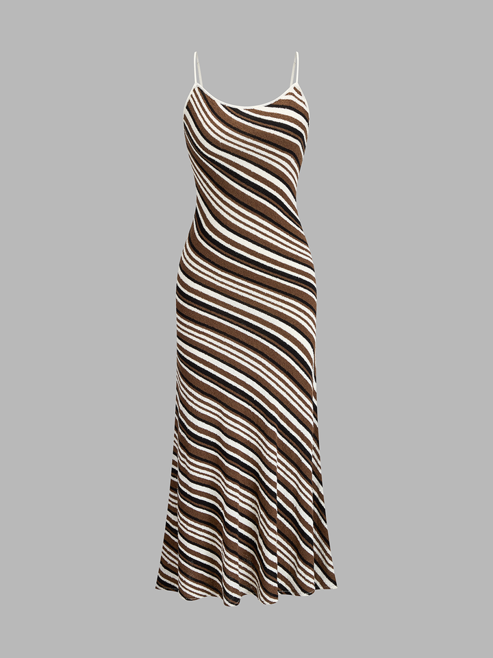 Striped Cami Knit Maxi Dress