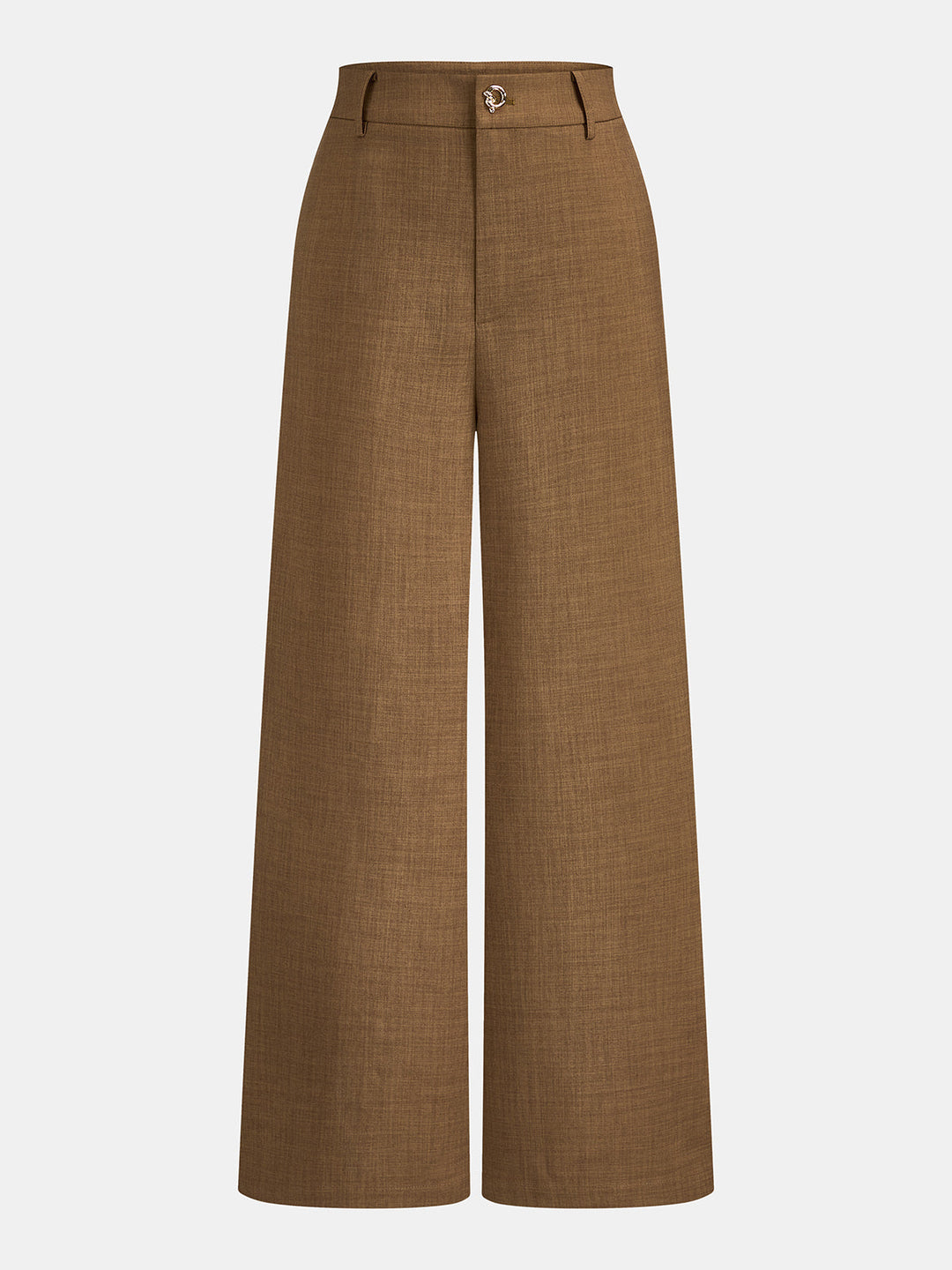 Structured Stand Collar Vest & Pants Set - women's two-piece trouser set, full-length styled look