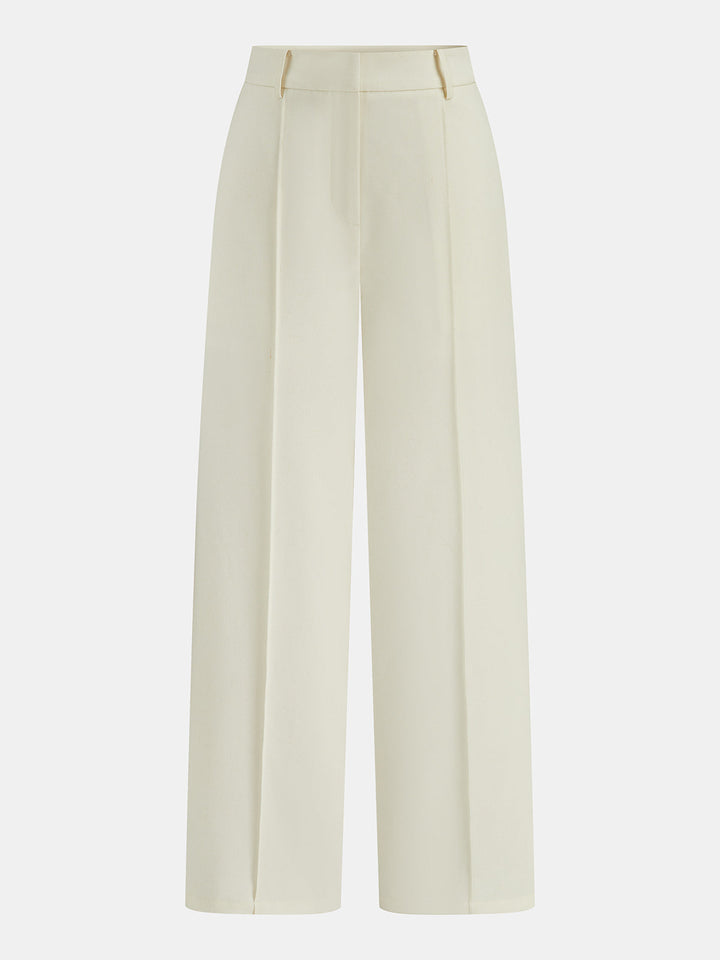Asymmetric Cut‑Out Peplum Blazer & Pants Set - women's two-piece trouser set, top detail