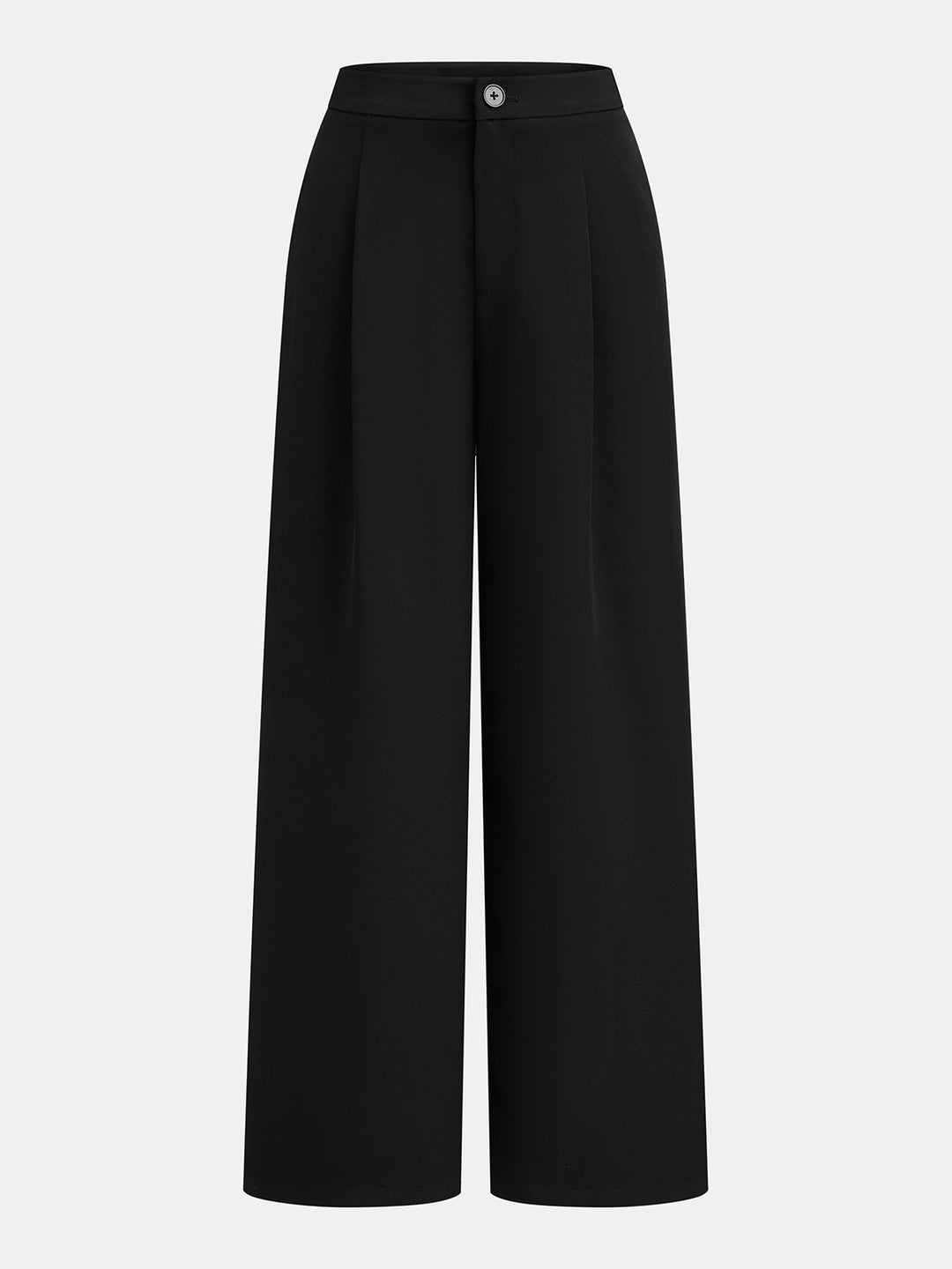 Flower Button Sleeveless Vest & Pants Set - women's two-piece trouser set, full-length styled look