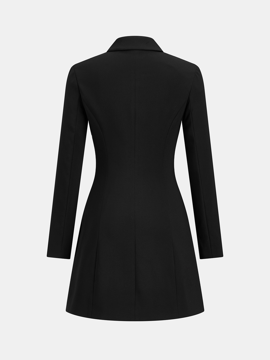 Asymmetric Pleated Blazer Dress