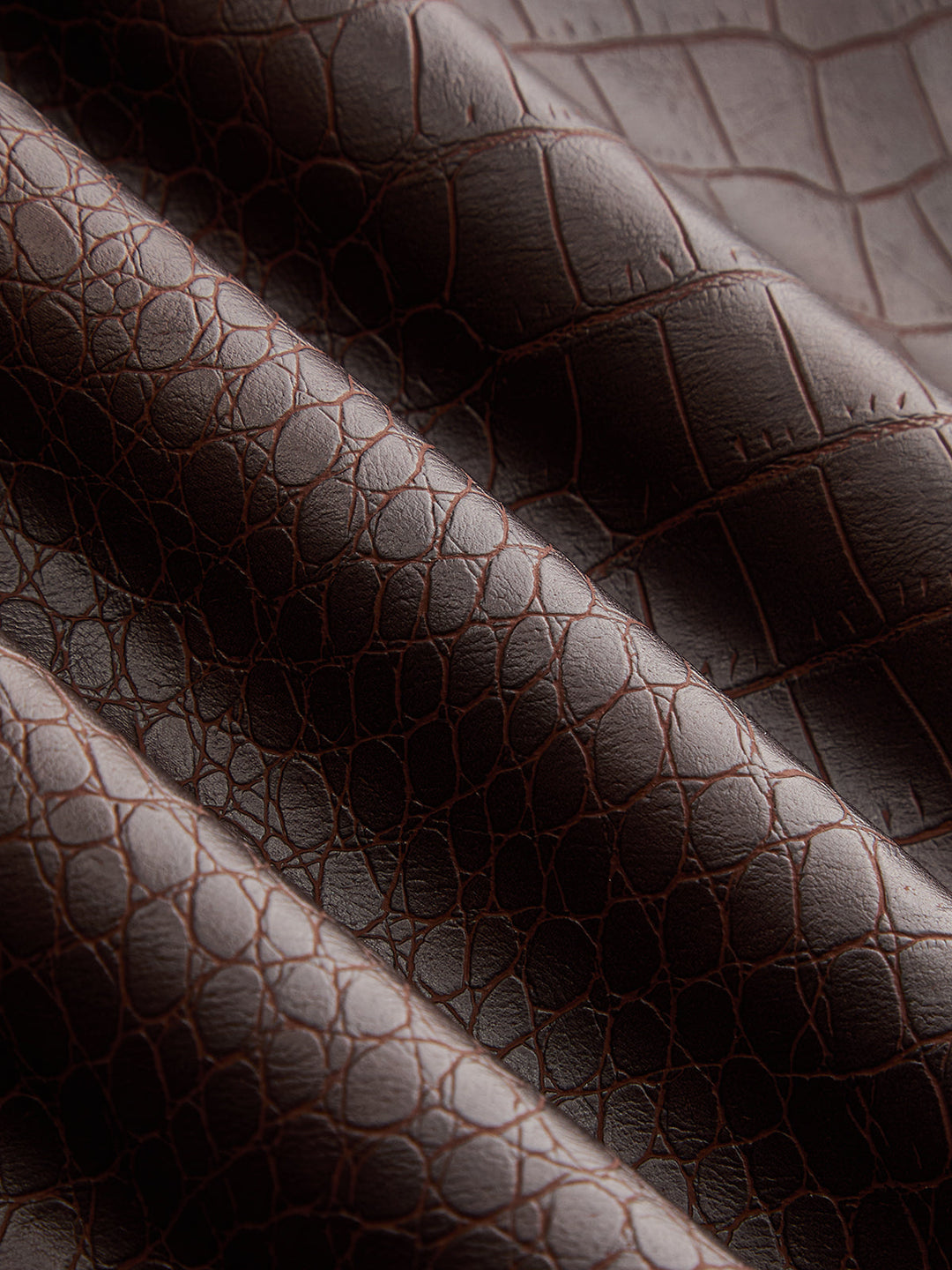 Horsebit Detail Croc-Embossed Faux Leather Mini Skirt - women's skirt, full-length styled look