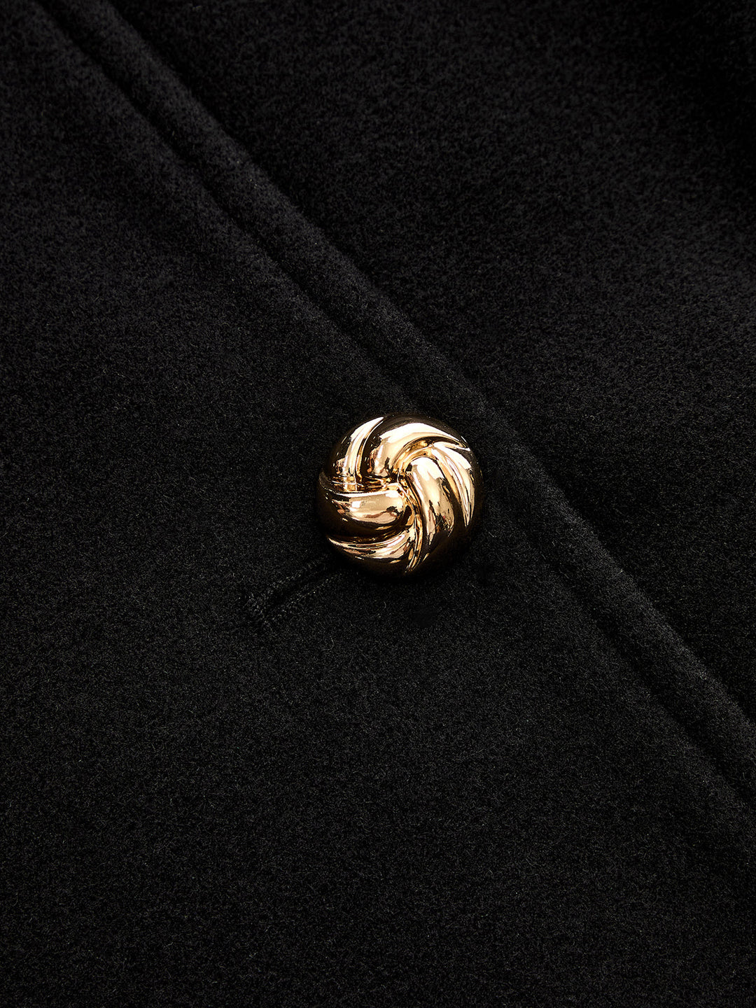2-Way Belted Double-Breasted Wool-Touch Coat
