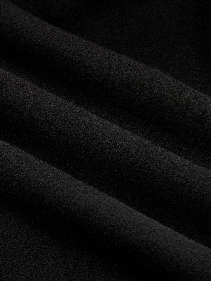 2-Way Belted Double-Breasted Wool-Touch Coat