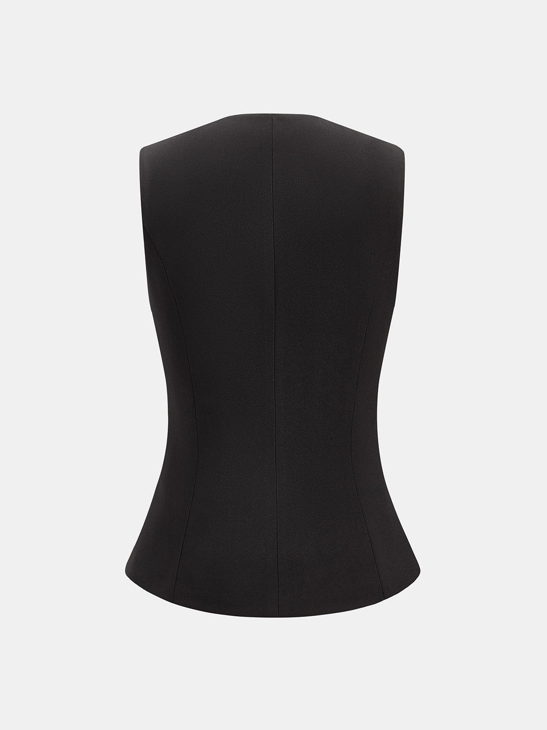 Horsebit Detail Tailored Vest