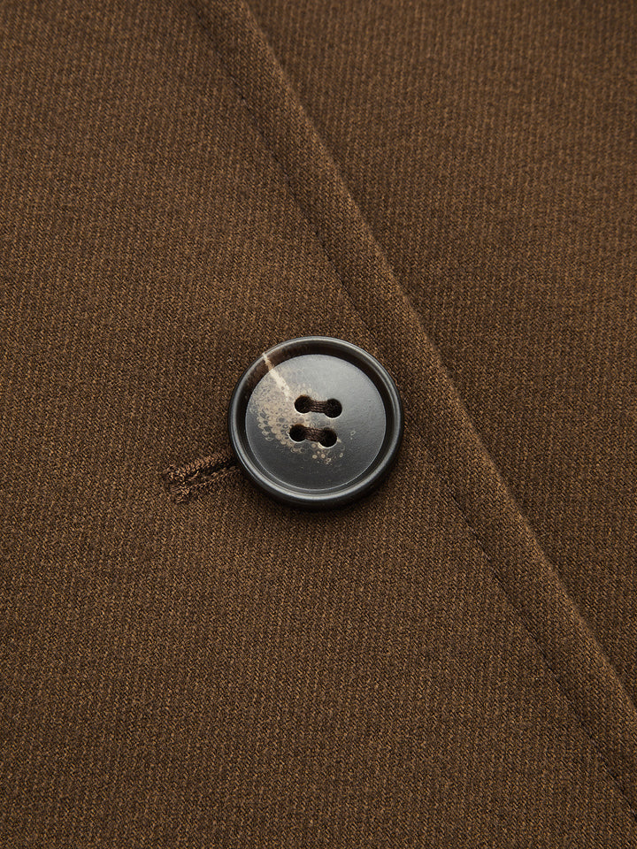 Belted Double Breasted Long Coat