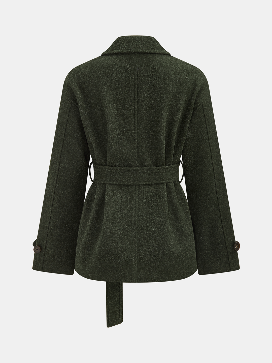 Belted Double‑Breasted Coat