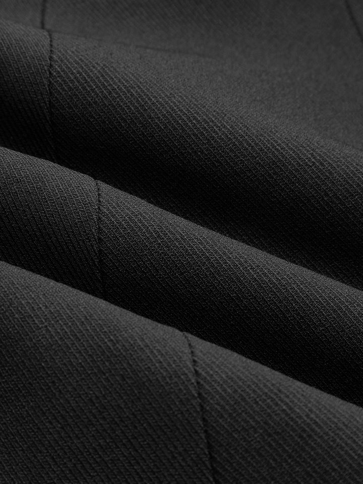 Buckle Waist Tailored Blazer