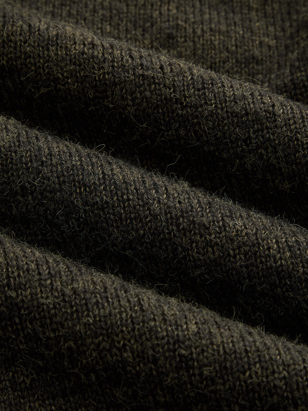 Color‑Block Turtleneck Wool Blend Knit Dress