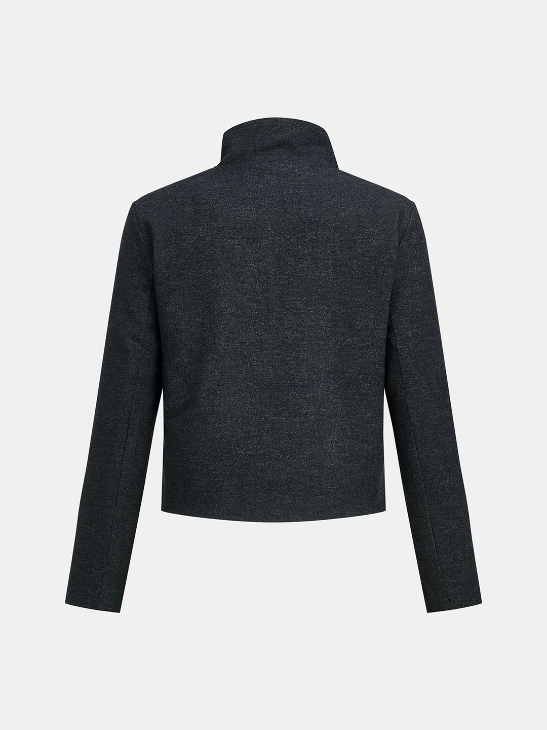 Asymmetrical Button Ruched Top