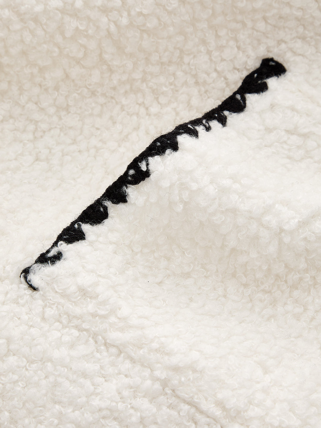 Contrast Trim Fleece Jacket