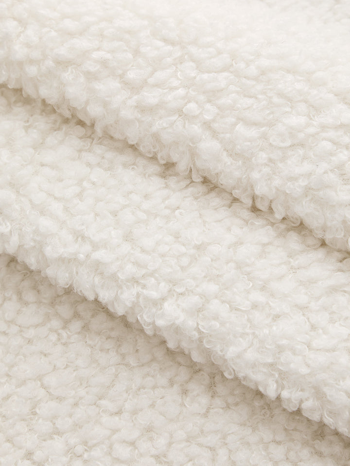 Contrast Trim Fleece Jacket