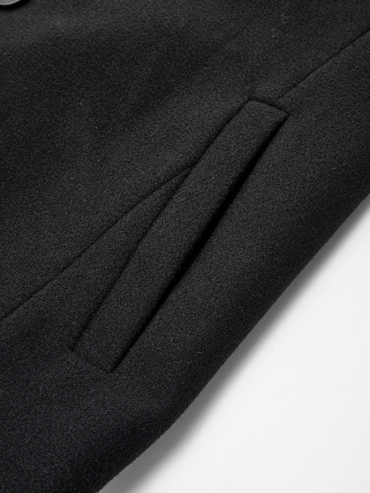 Detachable Hood Midi Long Coat
