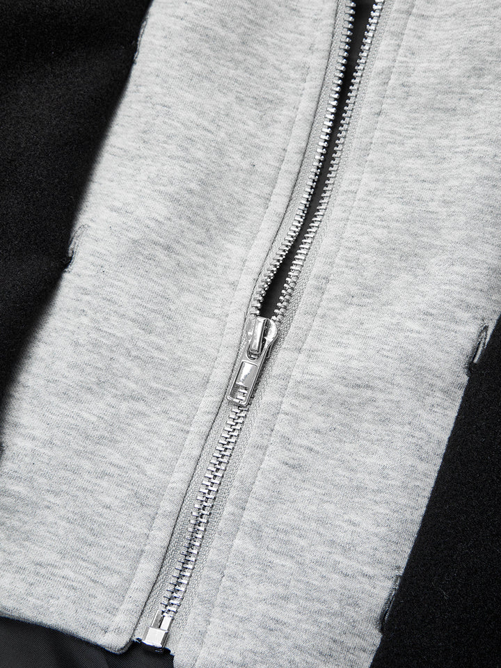 Detachable Hood Midi Long Coat