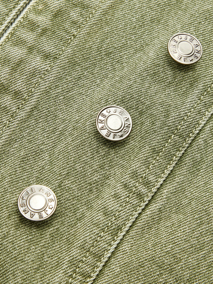 Napoleon‑Style Denim Jacket