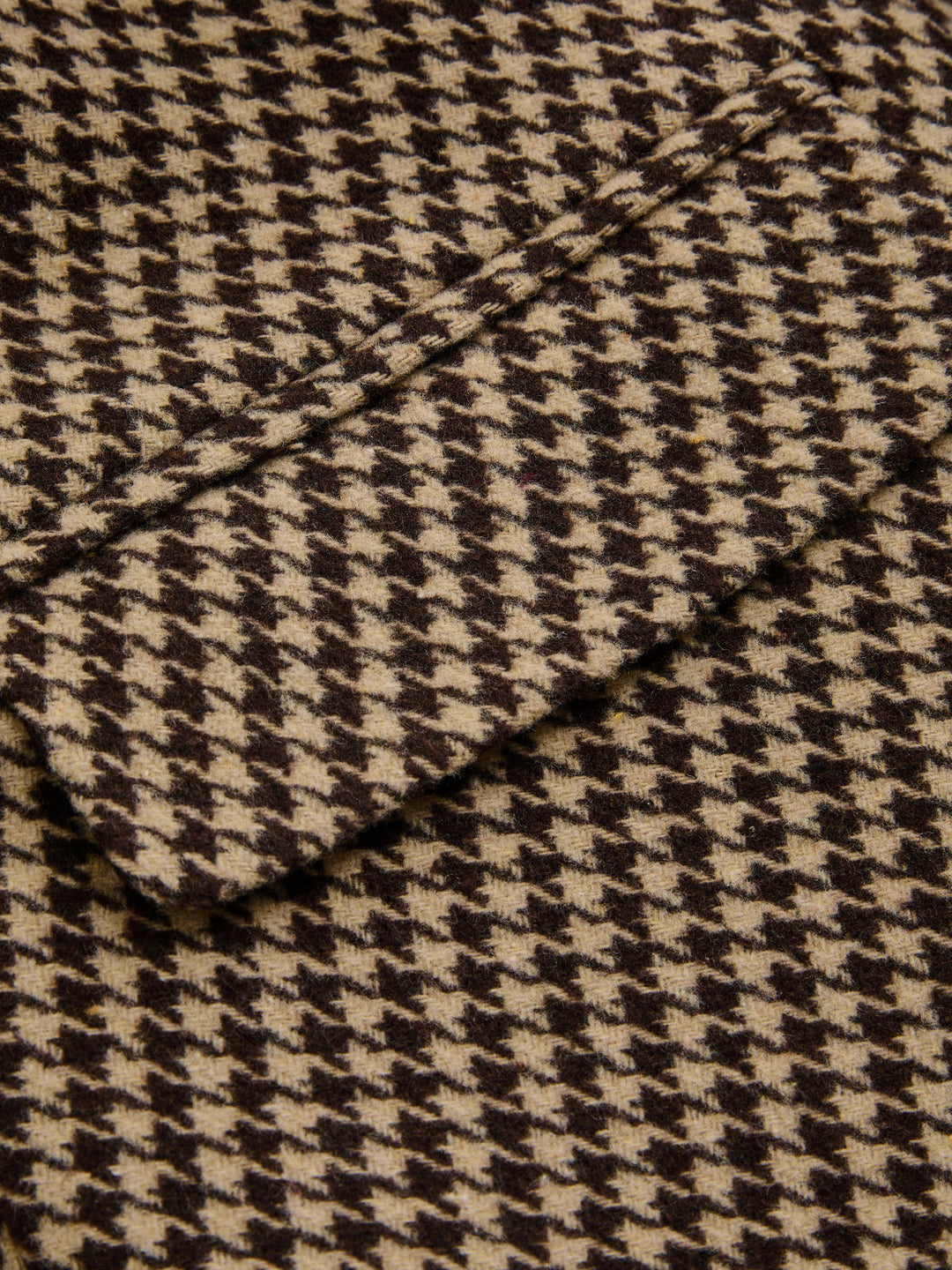 Houndstooth Tie‑Waist Blazer