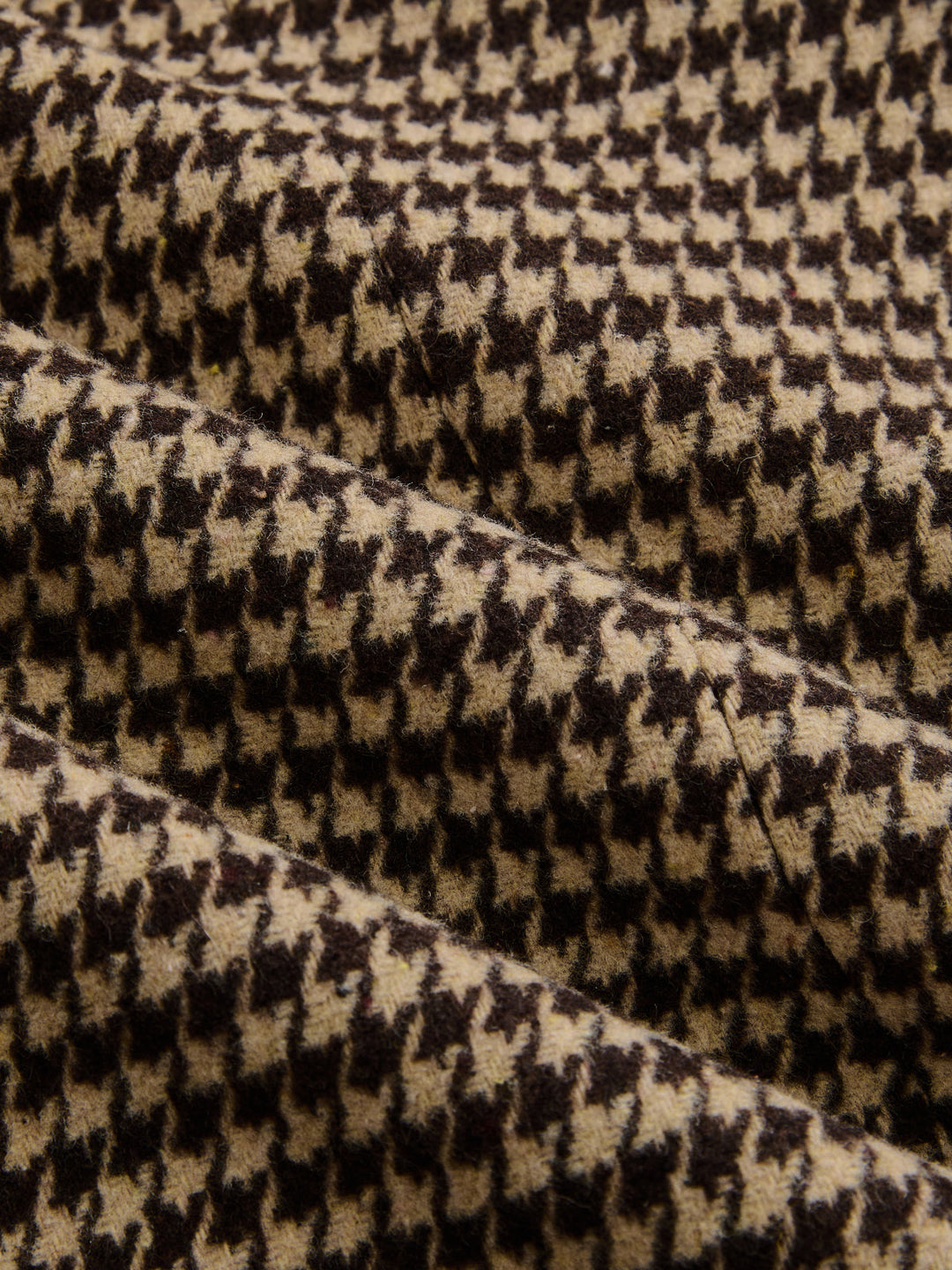 Houndstooth Tie‑Waist Blazer