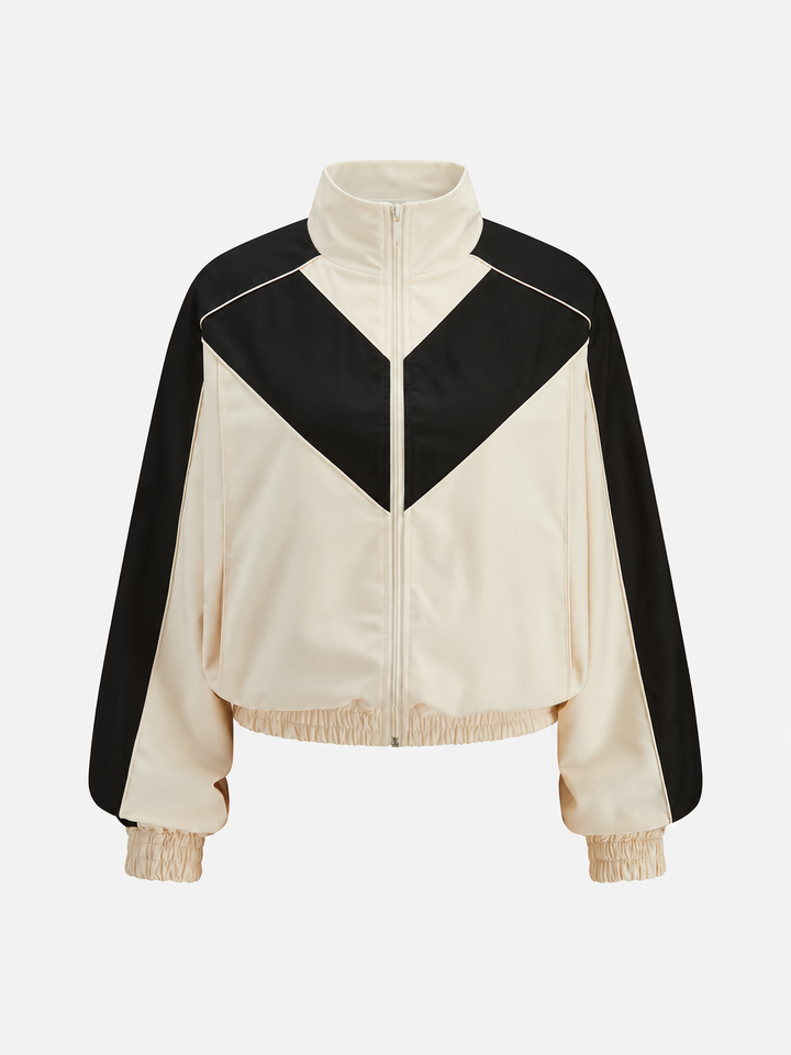 Color Block Track Jacket