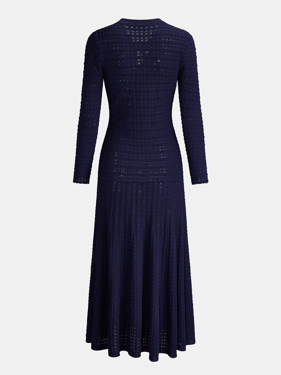 Textured Knit Maxi Mermaid Dress