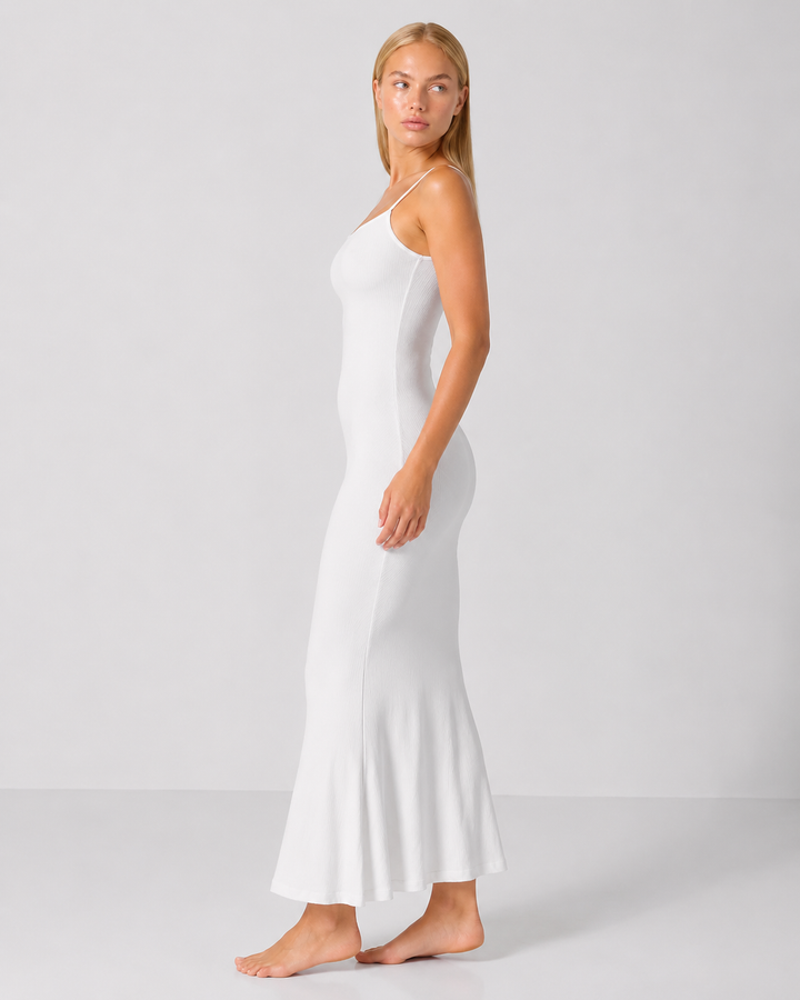 Second Skin Maxi Dress - women's maxi dress, waist detail