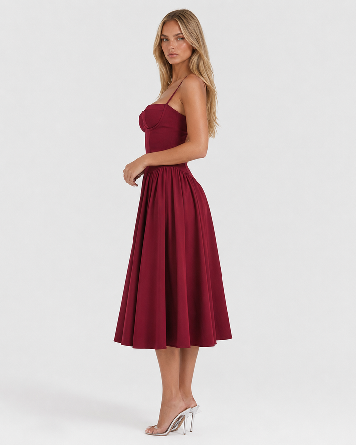 Amour Corset Midi — women's midi dress, color option 14