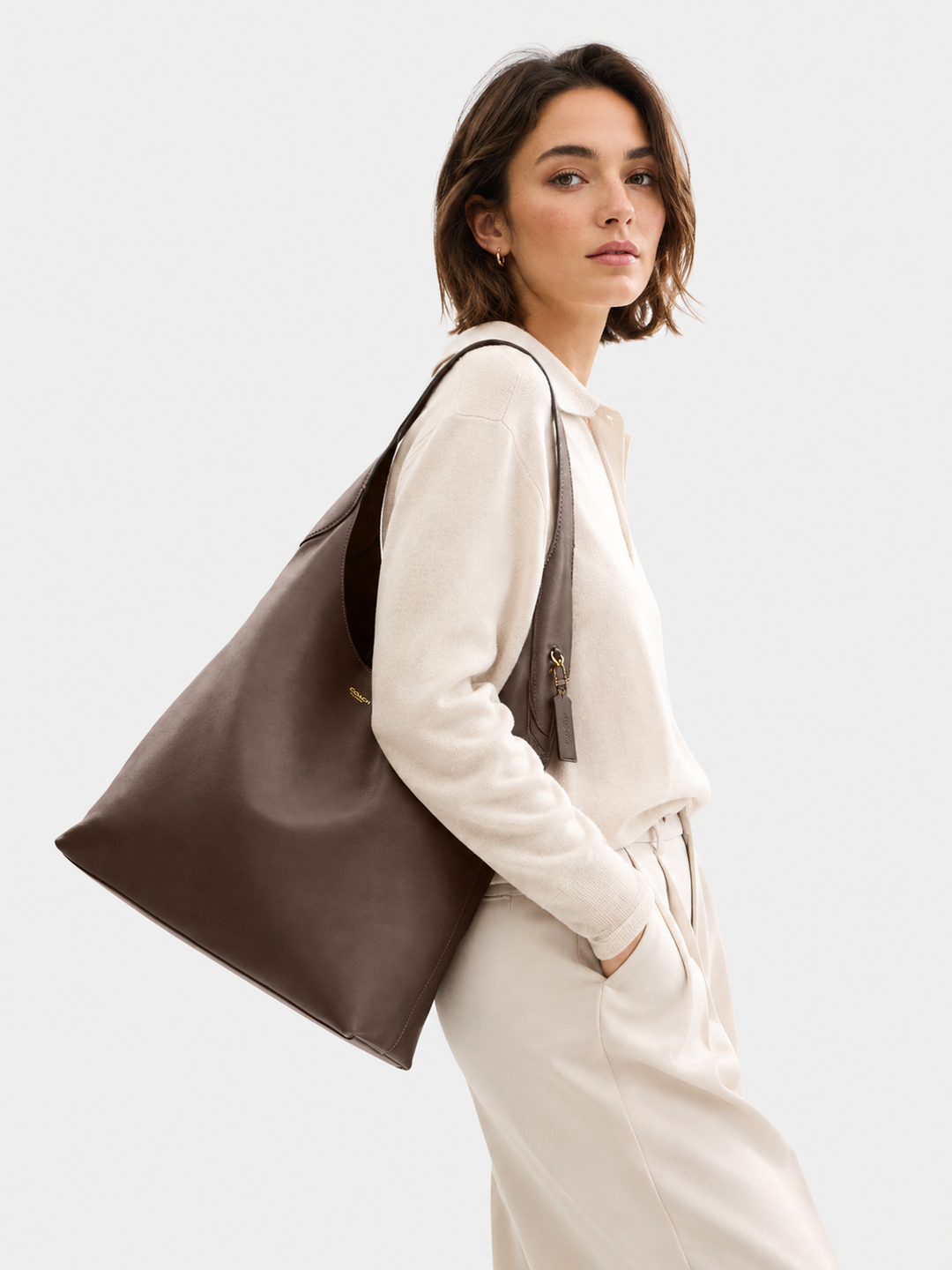 Coach Brooklyn 39 dark stone – brooklyn bag Coach