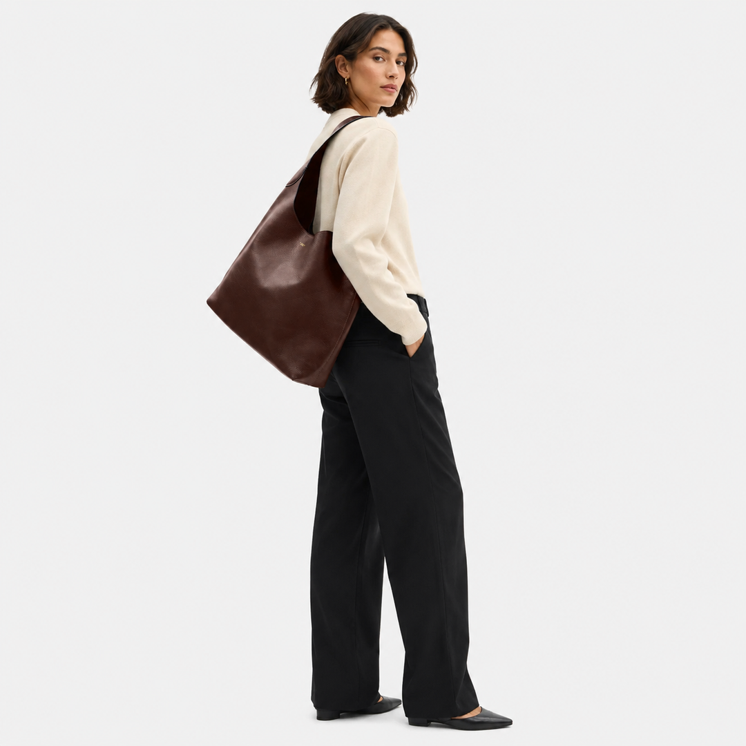 Brooklyn shoulder bag Coach maple leather