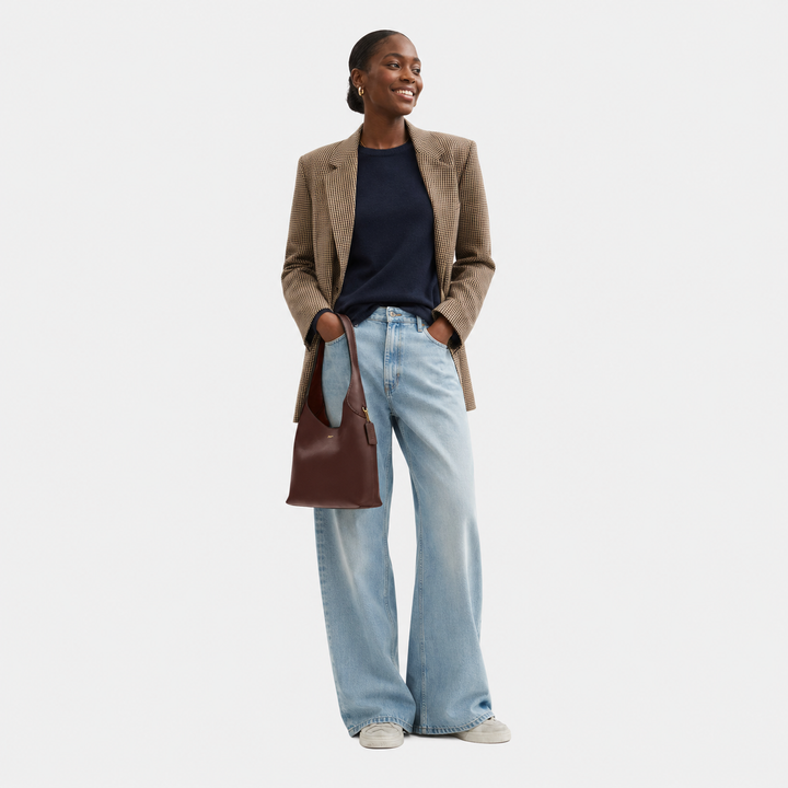 brooklyn shoulder bag 28 brown - coach bag