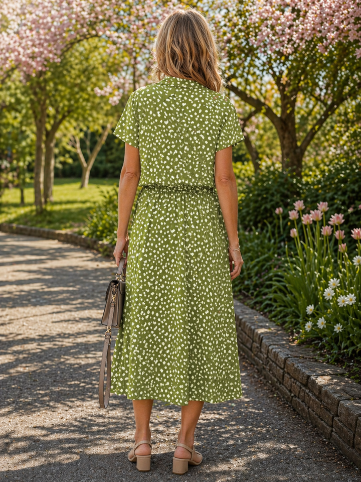 Ceryn Floral Dress — lifestyle shot